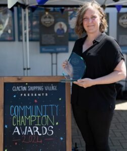 Ellie Fraser Clacton Community Champions Winner