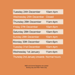 Clacton Shopping Village Christmas Opening Times